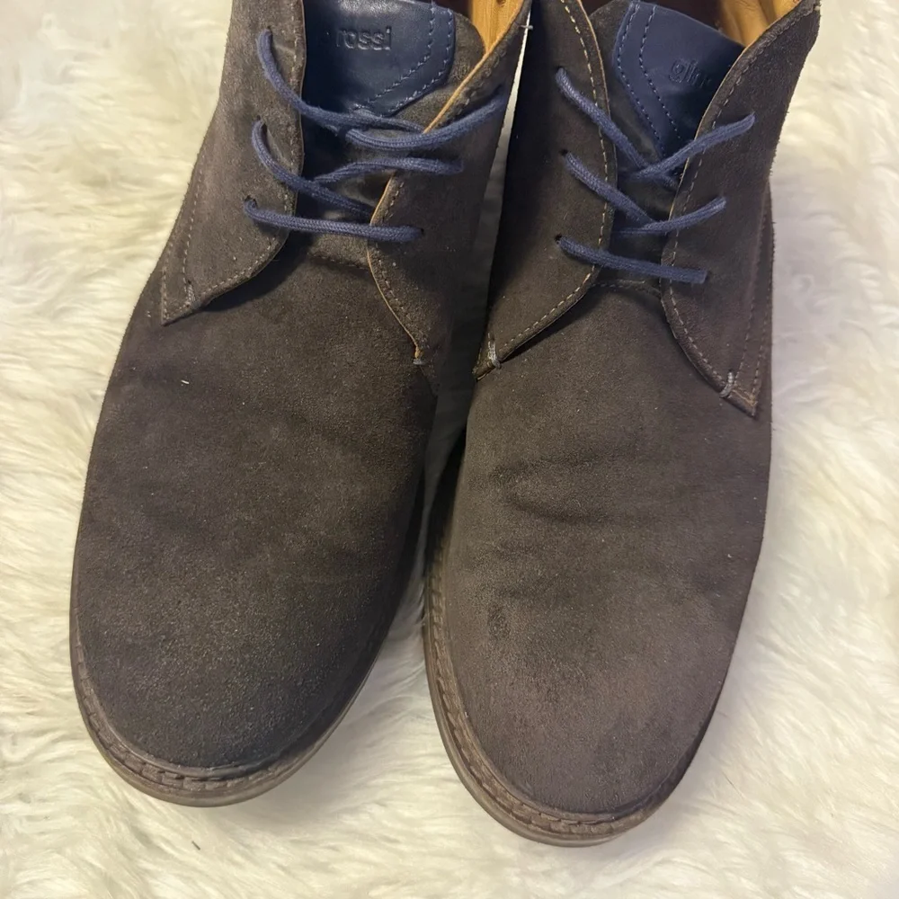Gino Rossi Brown Men’s Suede Leather Chukka Boots Size 9